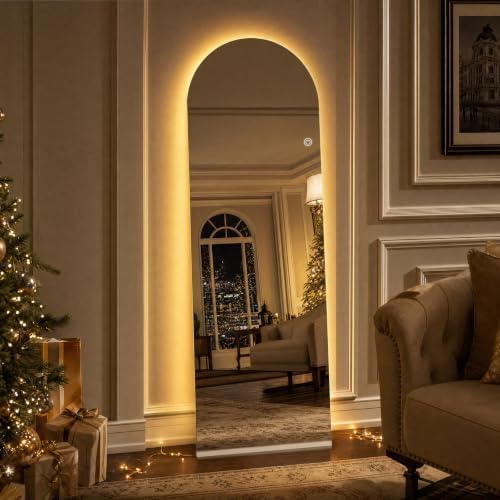 VooBang 56"x21" LED Arched Mirror Full Length - Image 2