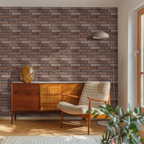 COMSTICKC 3D Peel and Stick Faux Brick Wall Panels, Ultra-Light - Image 3