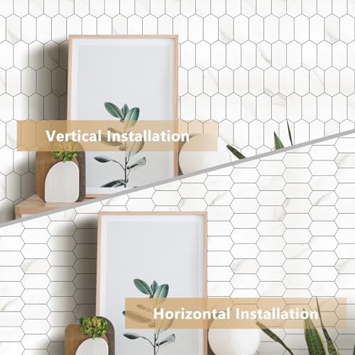 Vamos Tile Long Hexagon Peel and Stick Backsplash Tile - Image 4