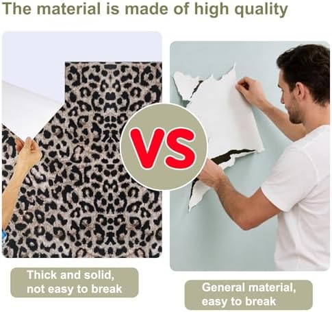 Leopard Print Peel and Stick Wallpaper Waterproof Removable Self Adhesive - Image 3