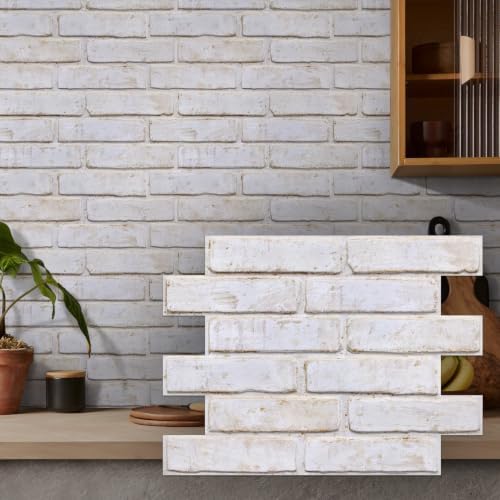3D Faux Brick Wall Panels Peel and Stick, Designed by SMOOSTIKCDECOR