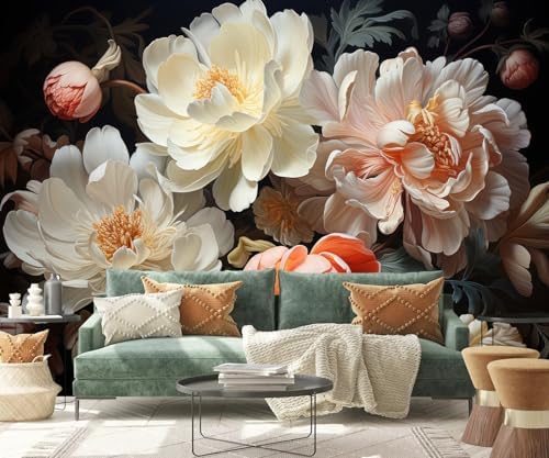 3D Floral Peel and Stick Wallpaper murals - Image 3