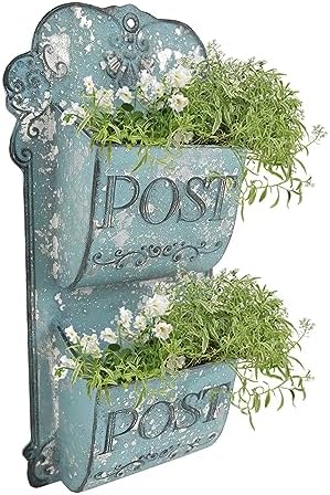 All Chic Metal Hanging Planter Wall Mounted Planters Metal Wall Planter Wall by HOME