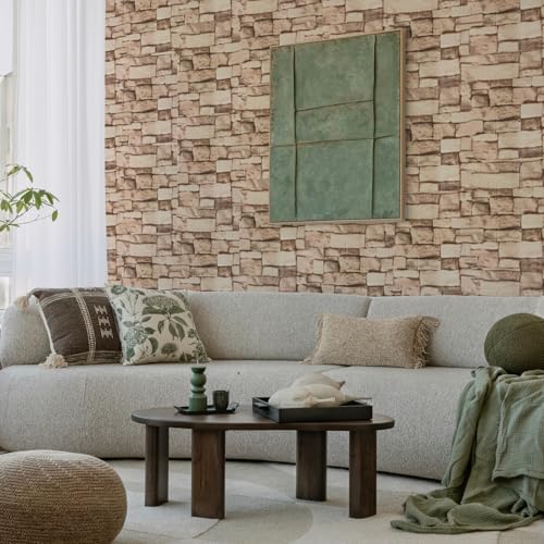 Peel and Stick 3D Foam Stone Wall Panels, Self Adhesive Wallpaper - Image 6