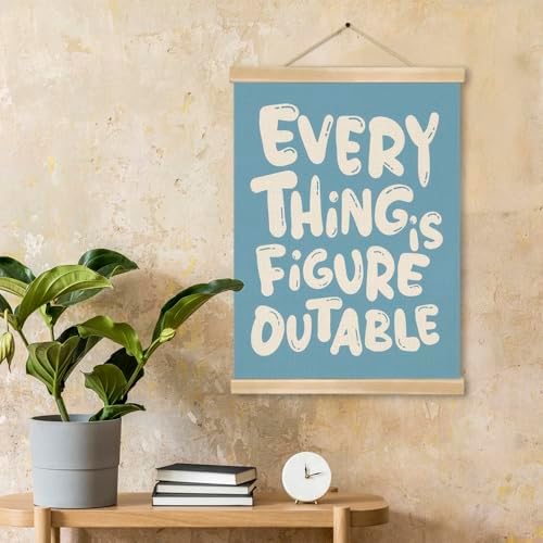 Everything is Figureoutable Inspirational Wall Art Decor, Positive Motivational - Image 2
