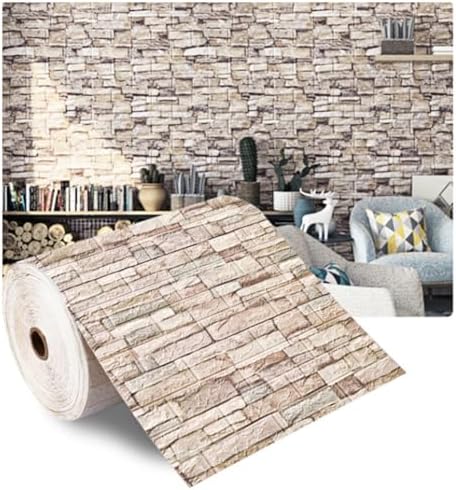 ECYC Ltd 3D Foam Brick Wall Panels, Faux Brick Peel and Stick 3D Foam Wallpaper - Image 2