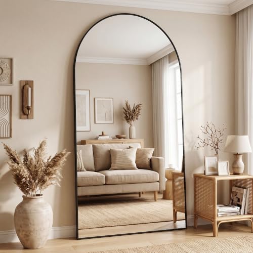 90"x46" Arched Full Length Mirror, Large Floor Mirror - Image 2