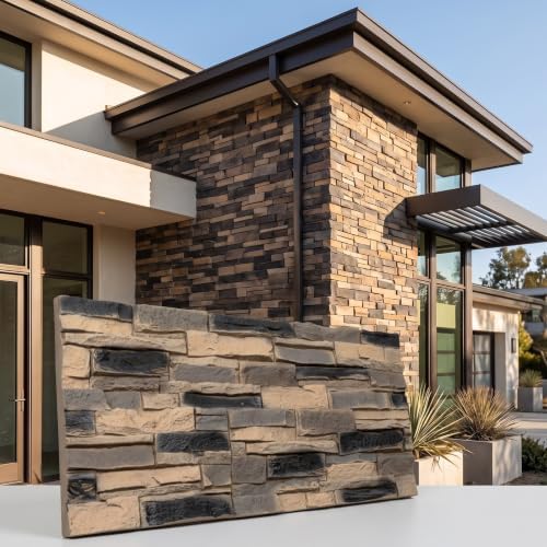 48" x 24" Faux Stone Wall Panel Wall Panels - Image 4