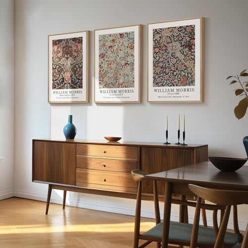 Large Framed William Morris Vintage Wall Art - Image 2