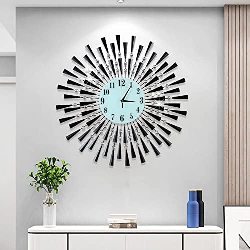 Large Wall Clock Decorative Wall Clocks 3D Non-Ticking Silent Quartz Clocks by JUGV