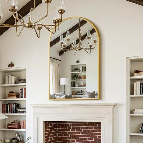 FICTOR 30" x 50" Arched Bathroom Vanity Mirror - Image 3