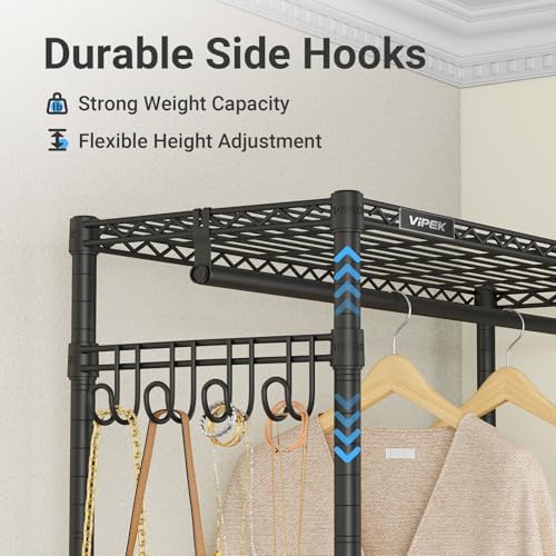 VIPEK L4 Clothing Rack for Hanging Clothes Heavy Duty Closet for Corner - Image 4