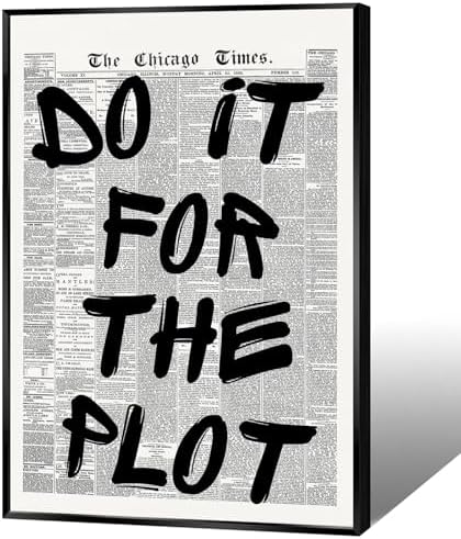Retro Black And White Newspaper Poster do it by Unknown