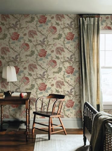 NextWall Harry & Grace Jacobean Trail Premium Matte Non-Woven Peel and Stick - Image 3