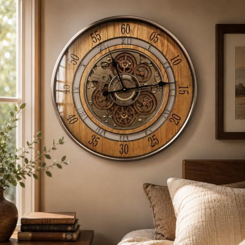 HOIBAI 24" Large Wall Clock - Image 2