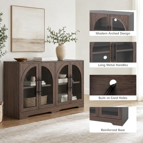 55" Sideboard Buffet Cabinet - Image 5