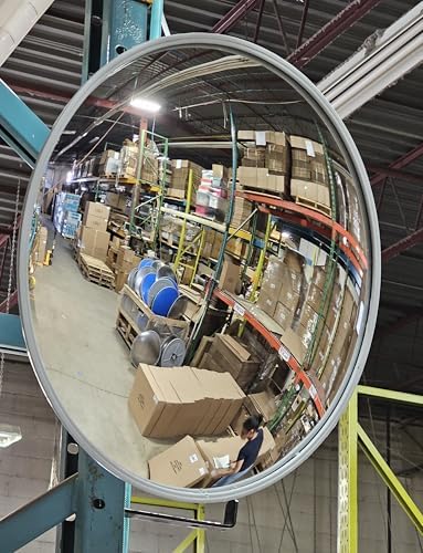 36” Acrylic Outdoor Convex Mirror by VisionMetalizersInc