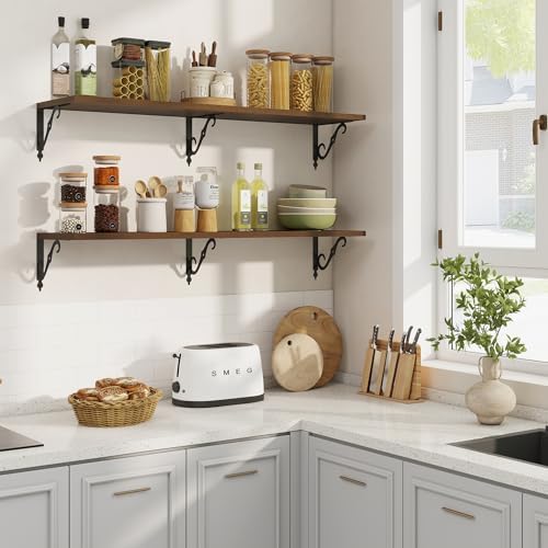 RICHFOCUS 12 Inch Deep Floating Shelves - Image 2