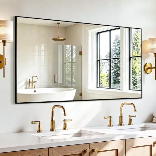 Rectangular Bathroom Mirror by AMOISE
