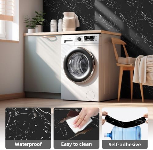 Vieshful 20pcs Peel and Stick Backsplash Tile，12"x12" Self Adhesive Marble Tile - Image 4