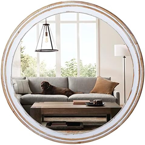 30 Inch Round Wall Mirror by ReflintoWallDecor