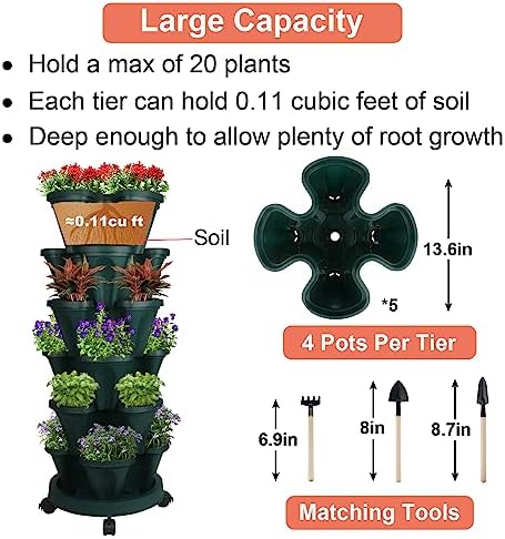 GameXcel Vertical Planter Tower - Image 5