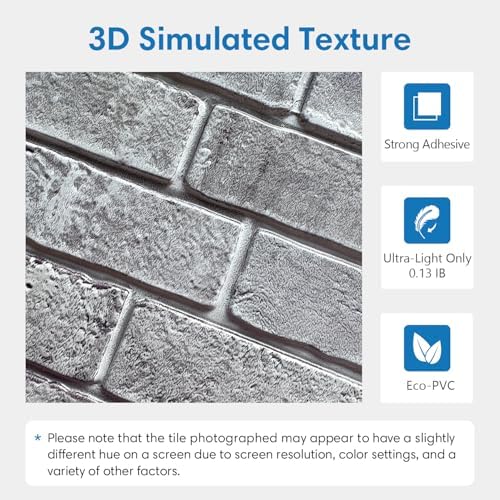 COMSTICKC 3D Peel and Stick Faux Brick Wall Panels - Image 3
