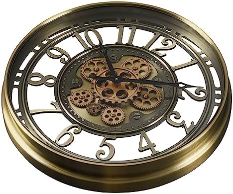 CLXEAST 21" Large Moving Gear Wall Clock - Image 4