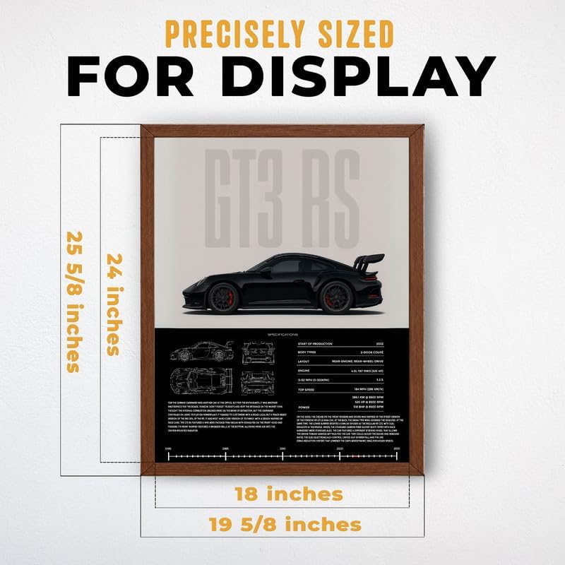 InkFlow Posters Vintage Racing Car Canvas Poster - Image 3