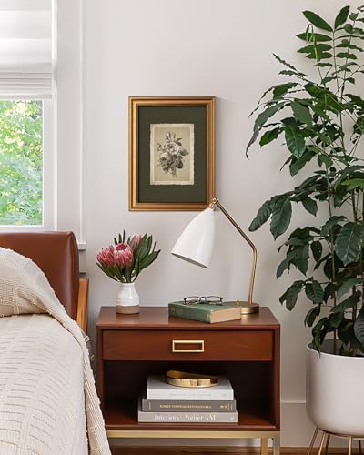 VIYYIEA Vintage Gold Framed Wall Art, 12x16 Inch Floral Rose Retro print - Image 6