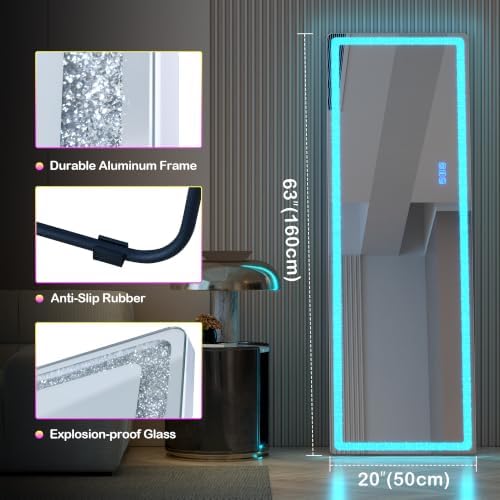 LVSOMT 63 x 20 in Full Length Mirror - Image 2