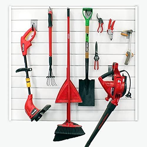 Proslat 88103 Heavy Duty PVC Slatwall Garage Organizer, 4-Feet by 4-Feet Section - Image 3