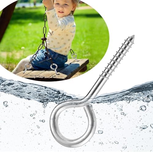 YGAOHF 5 Inch Large Eye Hooks Heavy Duty - Image 6