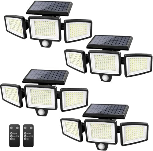 Tuffenough Solar Outdoor Lights 2500LM 210 LED Security Lights by SolarOutdoorLights