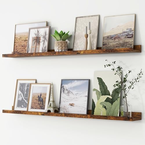Picture Ledge Shelf, Floating Shelves by FLYJOE