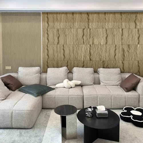 8 PCS 3D Faux Stone Wall Panels Coverings Interior & Exterior Walls, - Image 7
