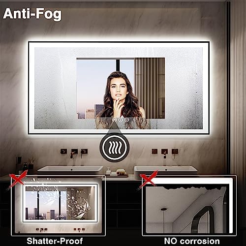 EchosLife 60x28 LED Bathroom Mirror - Image 6