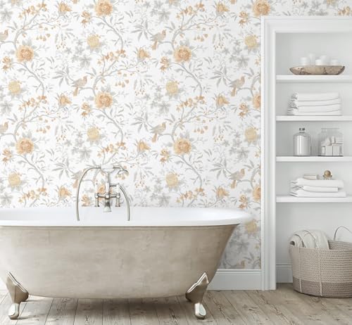 CiCiwind 17.3" × 197" Floral Peel and Stick Wallpaper - Image 2