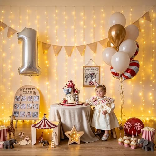 JMEXSUSS USB Plug in Curtain Lights 200 LED - Image 7