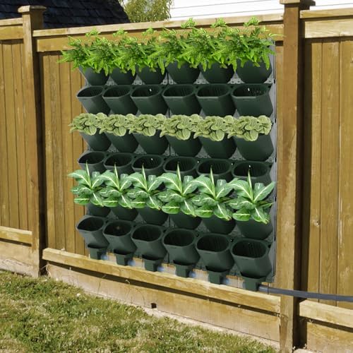 Wall Mounted Vertical Garden Planter, 36 Planters Self-Watering System - Image 3