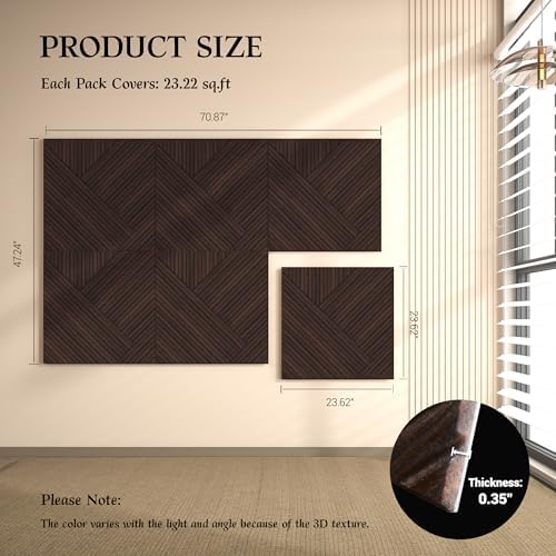 Acoustic Panels, High Density Painted Wood Wall Decor Panels Sound Absorbing - Image 3