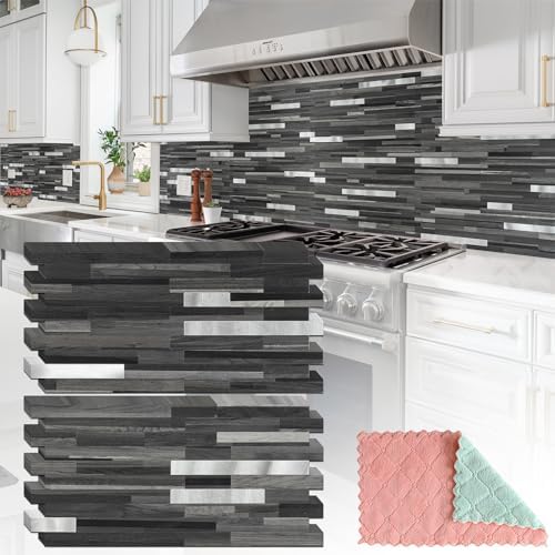 StyloVue 20 Sheets Peel and Stick Tile Backsplash by StyloVue