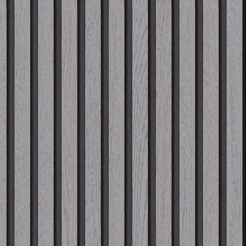 myforHD Wallpaper Peel and Stick Wood Grating Stripe Self-Adhesive Wallpaper by myforHD