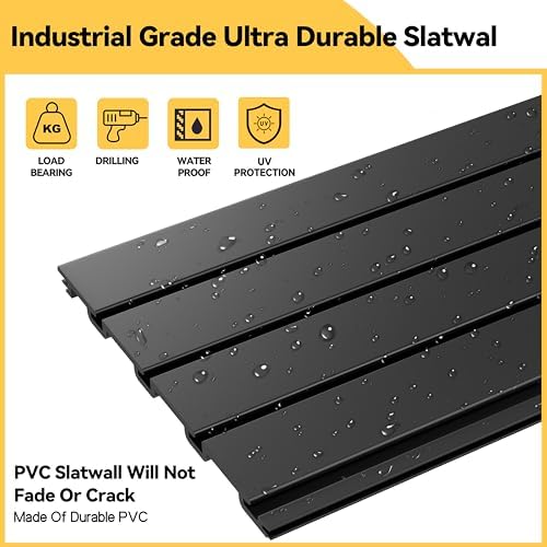 RORA Slat Wall, 2x4 ft Slatwall - Image 2