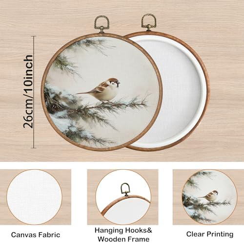 KSDUT Winter Bird Wall Decor Art - Image 7
