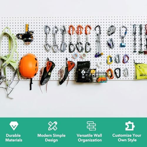 2 Pcs Metal Pegboard Wall Panels - Image 3