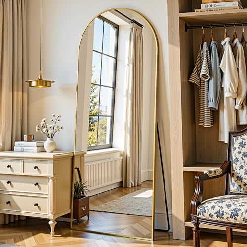 58"x18" Arched Full Length Mirror, Full Body Mirror - Image 3