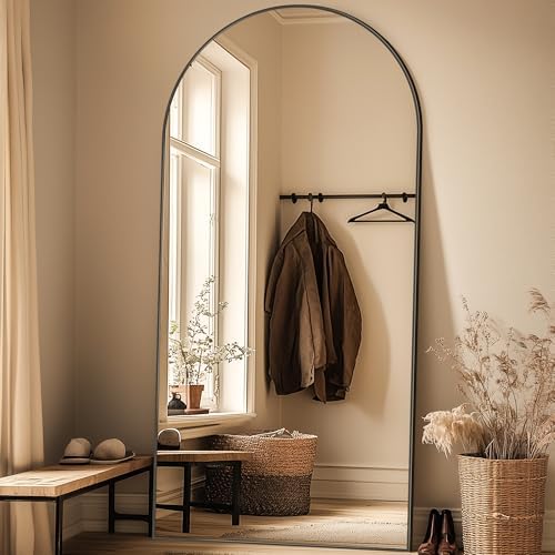 77"x38" Arched Full Length Mirror, Large Floor Mirror - Image 3