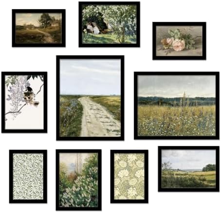 A ART·ZONE French Country 10pcs Mixed Unframed Poster Landscape Prints by AART%C2%B7ZONE