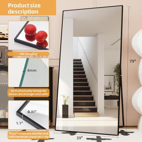 LFT HUIMEI2Y 79"x39" Full Length Mirror - Image 2